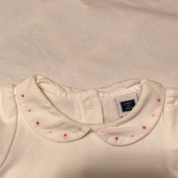 SOLD! Janie and Jack Scalloped Neck Onesie - Picture 3 of 5